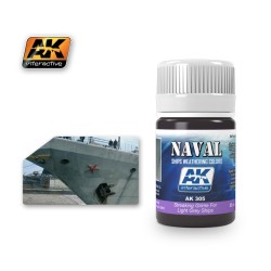 AK305 STREAKING GRIME FOR LIGHT GREY SHIPS   (35 ml) - Ерозиращ продукт за кораби