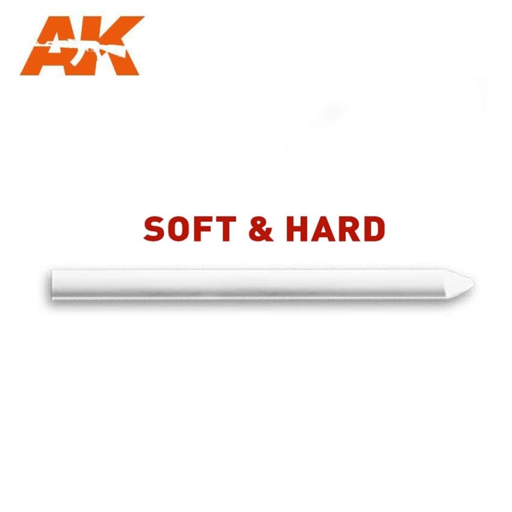 AK4178 WHITE CHALK LEAD - Бял тебеширен графит за моделизъм