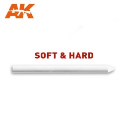 AK4178 WHITE CHALK LEAD - Бял тебеширен графит за моделизъм