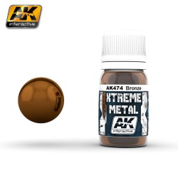 AK474 XTREME METAL BRONZE  (30 ml) - Металайзер Xtreme