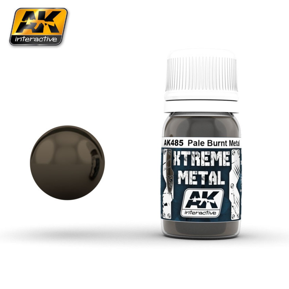 AK485 XTREME METAL PALE BURNT METAL  (30 ml) - Металайзер Xtreme