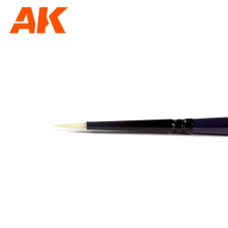 AK570 Синтетична кръгла четка - 0