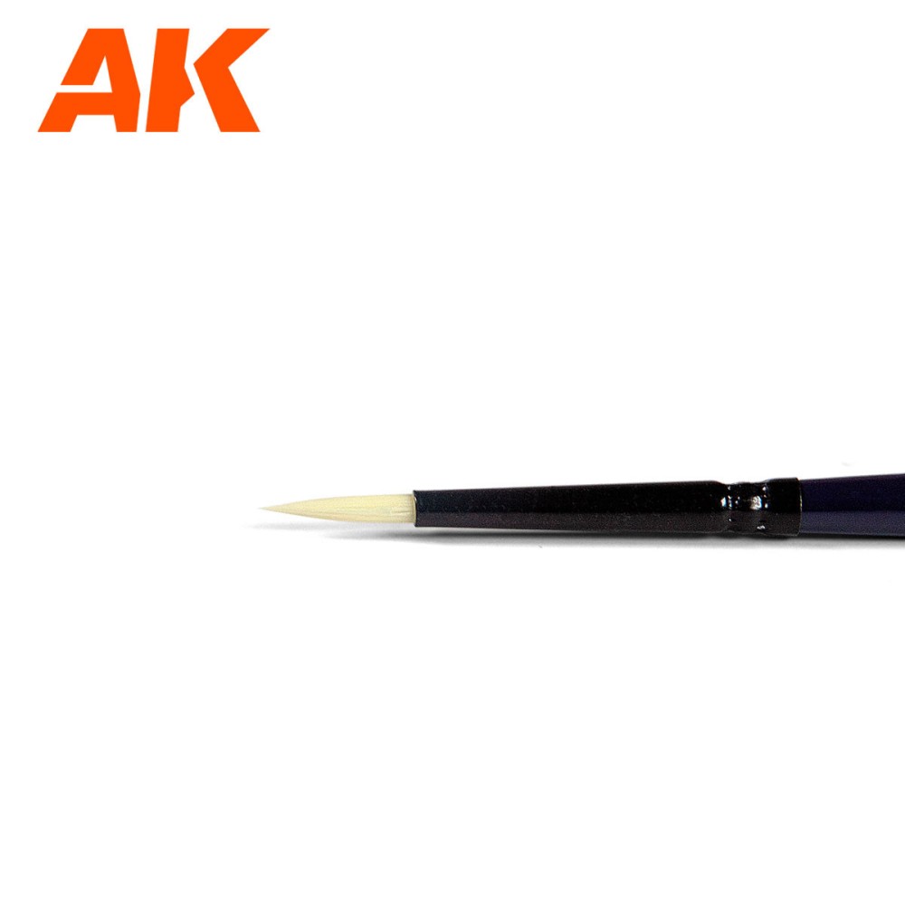 AK572 Синтетична кръгла четка - 2