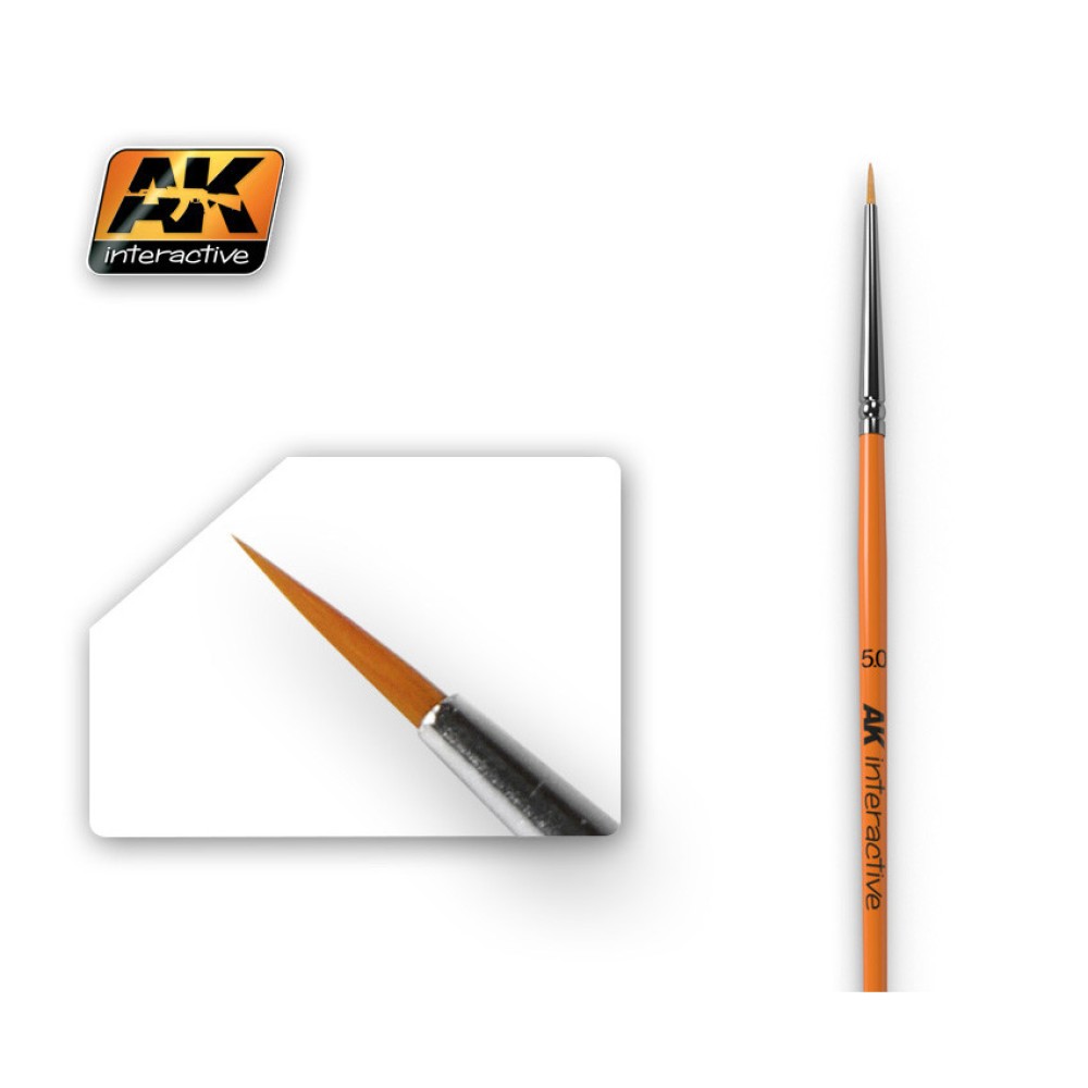 AK600 Round Brush 5/0 Synthetic