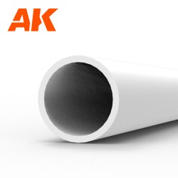 AK6544 Куха кръгла полистиролова тръба (4.00 диаметър x 350mm, 4 броя)