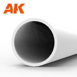 AK6545 Куха кръгла полистиролова тръба (5.00 диаметър x 350mm, 4 броя)