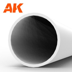 AK6546 Куха кръгла полистиролова тръба (6.00 диаметър x 350mm, 3 броя)