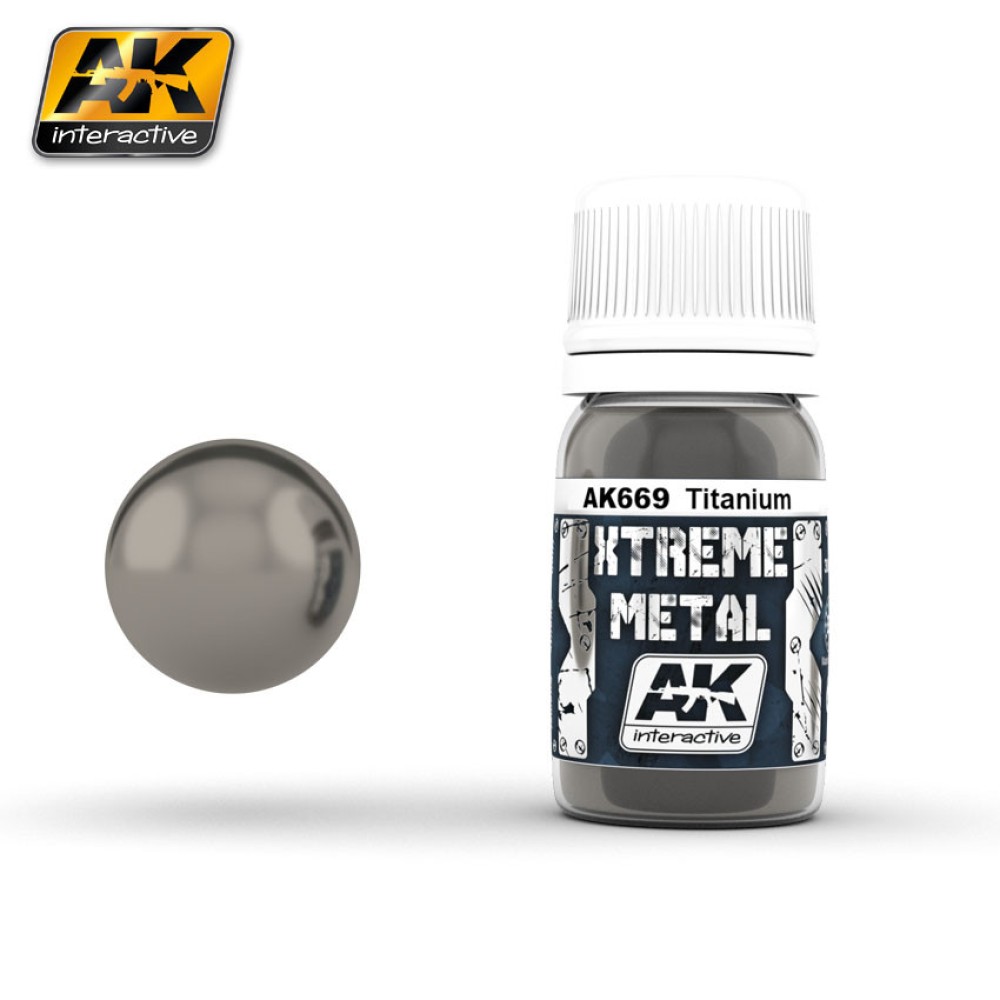 AK669 XTREME METAL TITANIUM  (30 ml) - Металайзер Xtreme