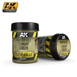 AK8006 Воден ефект: Зелена блатна вода (WATER GEL SWAMP GREEN EFFECTS) - (250 ml, акрил) - Текстуриращ продукт