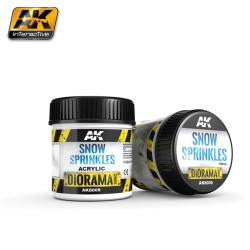 AK8009 Снежен ефект: Снежни пръски (SNOW SPRINKLES) - (100 ml, акрил) - Текстуриращ продукт