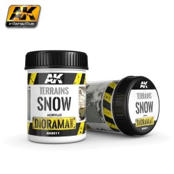 AK8011 Текстура за терен: Сняг (TERRAINS SNOW) - (250 ml, акрил) - Текстуриращ продукт