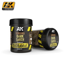 AK8018 Текстура за терен: Тъмна почва (TERRAINS DARK EARTH) - (250 ml, акрил) - Текстуриращ продукт