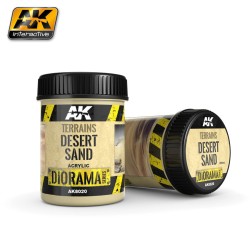 AK8020 Текстура за терен: Пустинен пясък (TERRAINS DESERT SAND) - (250 ml, акрил) - Текстуриращ продукт
