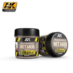 AK8026 Ефект: Пръски мокра тиня (SPLATTER EFFECTS WET MUD) - (100ml, основен продукт, акрил) - Текстуриращ продукт