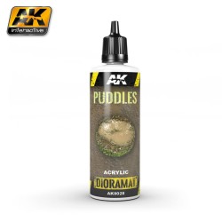 AK8028 Воден ефект: Локви (PUDDLES) - (60 ml, акрил) - Текстуриращ продукт