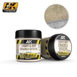 AK8033 Ефект: Светла и суха напукана почва (LIGHT & DRY CRACKLE EFFECTS) - (100 ml, акрил) - Текстуриращ продукт