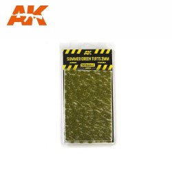AK8124 Летни зелени туфи (2 mm) - Текстура за диорама