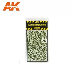AK8131 Реалистичен тъмнозелен мъх - Текстура за диорама