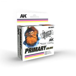 AK16021 PRIMARY COLORS (3 x 30 ml) – INK SET