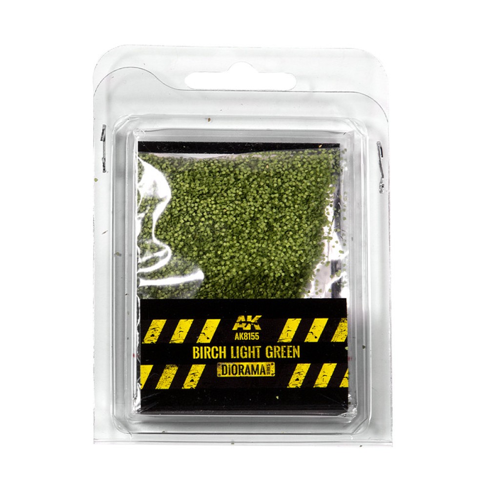 AK8155 Листа от бреза - светло зелени 28MM / 1:72 (7gr Bag)