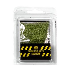 AK8155 Листа от бреза - светло зелени 28MM / 1:72 (7gr Bag)