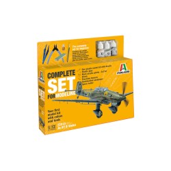1:72 Германски пикиращ бомбардировач Junker Ju-87B Stuka - Пълен комплект за моделиране - Стартов комплект за начинаещи