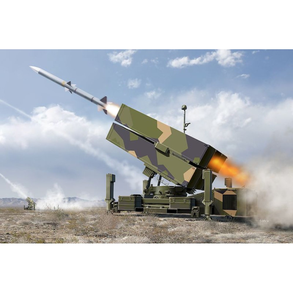 1:35 Норвежка усъвършенствена ракетна система земя-въздух NASAMS (Norwegian Advanced Surface-to-Air Missile System) 1:35 Норвежка усъвършенствена ракетна система земя-въздух NASAMS (Norwegian Advanced Surface-to-Air Missile System)
