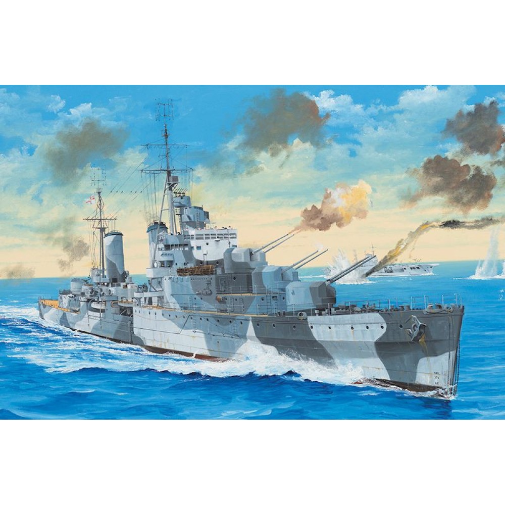 1:350 Британски лек крайцер HMS Naiad
