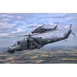 1:48 Съветски ударен хеликоптер Mi-24P Hind-F