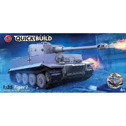 1:35 QUICKBUILD Tiger I Tank  - Сглобка без лепило