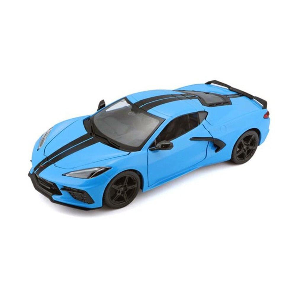 Chevrolet Corvette C8 Stingray Z51, light blue/black, 2020