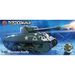 1:35 QUICKBUILD Британски танк Шърман Файърфлай Sherman Firefly Tank - Сглобка без лепило