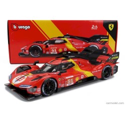 Ferrari 499p 3.0l Turbo V6 Team Ferrari Af Corse N 51 Winner 24h Le Mans 2023 Alessandro Pier Guidi - James Calado - Antonio Giovinazzi
