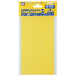 GT-71 Маскираща лента Mr. Masking Sheet Round and Triangle (кръгли и триъгулни маскиращи стикери)