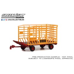 Bale Throw Wagon - Yellow and Red - Down on the Farm Series 7