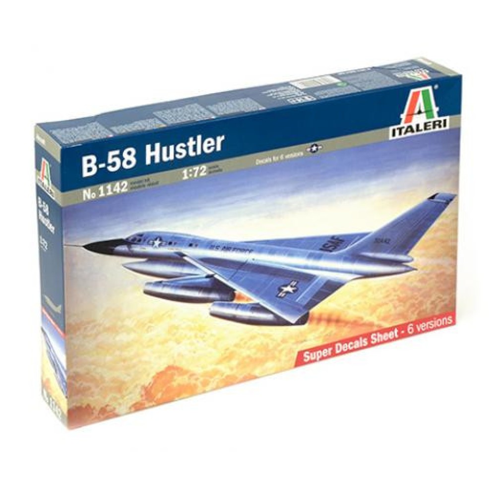 1:72 Стратегически бомбардировач на САЩ ConVair B-58 HUSTLER 1:72 Стратегически бомбардировач на САЩ ConVair B-58 HUSTLER