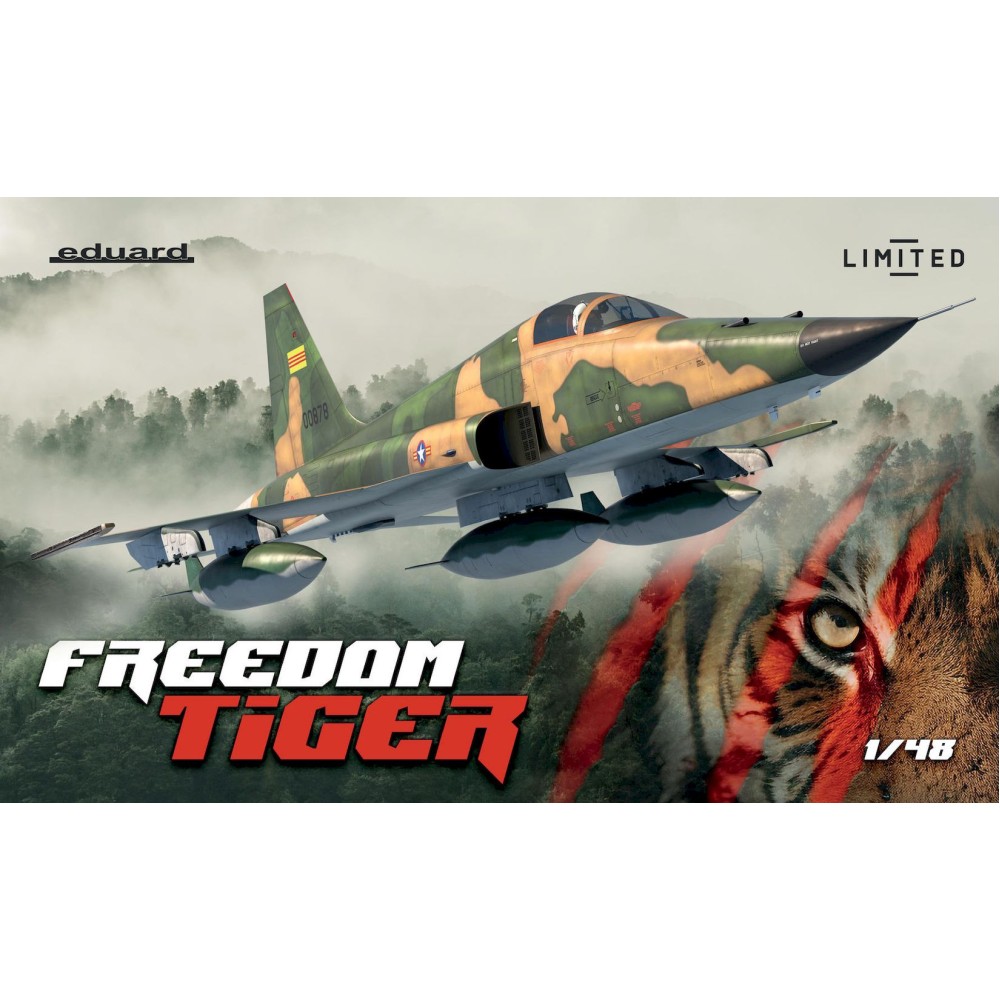1:48 Американския изтребител Фридъм тайгър Ф-5Е Тайгър II (Freedom Tiger F-5E Tiger II), Limited Edition 1:48 Американския изтребител Фридъм тайгър Ф-5Е Тайгър II (Freedom Tiger F-5E Tiger II), Limited Edition