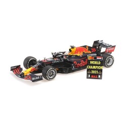 RED BULL RACING HONDA RB16B – MAX VERSTAPPEN – WINNER ABU DHABI GP 2021 W/PITBOARD – WC 2021