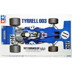 1:12 Състезателен болид Tyrrell 003 1971 Монако GP с фотоец части