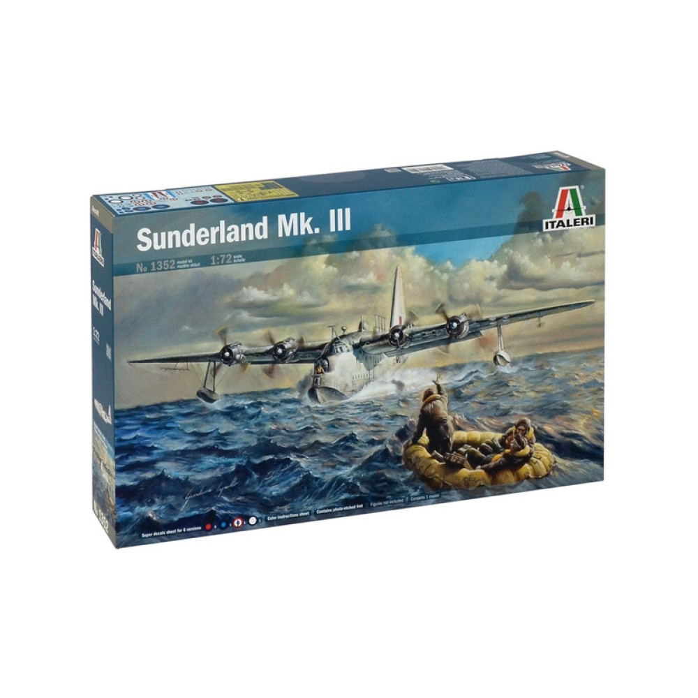 1:72 Британски противолодъчен самолет Шорт Съндърланд Mk. III (SHORT SUNDERLAND Mk.III) 1:72 Британски противолодъчен самолет Шорт Съндърланд Mk. III (SHORT SUNDERLAND Mk.III)