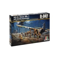 1:72 Самолет AS-51 HORSA Mk.I с британски парашутисти