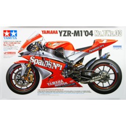 1:12 Мотоциклет Yamaha YZR-M1'04 No.7/No.33