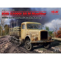 1:35 Германски полуверижен камион С3000/СС М (МултиеKHD S3000/SS M Maultier, WWII German Semi-Tracked Truck)