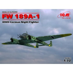 1:72 Германски нощен изтребител Фокевулф Фв 189А-1 (German Night Fighter FW 189A-1, WWII)