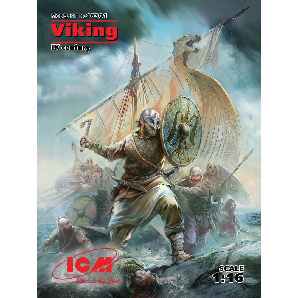 1:16 Викинг (IX век) (100% нова отливка) - 1 фигура 1:16 Викинг (IX век) (100% нова отливка) - 1 фигура
