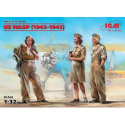 1:32 Пилоти от УАСП, 1943-1945 (US WASP) - 3 фигури, 100% нова матрица