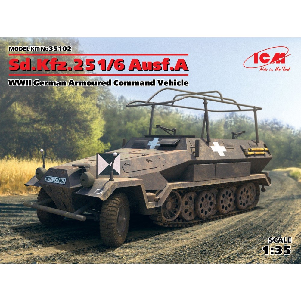 1:35 Германски брониран команден автомобил Sd.Kfz.251/6 Ausf.A 1:35 Германски брониран команден автомобил Sd.Kfz.251/6 Ausf.A