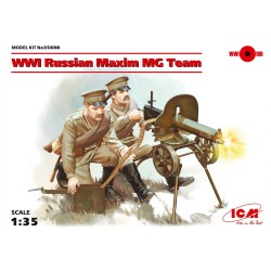 1:35 Руски войници с картечница "Максим" WWI Russian Maxim MG Team (2 фигури) (100% new molds)
