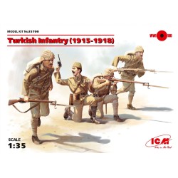 1:35 Турска пехота (Turkish Infantry) (1915-1918) (4 фигури) (100% нови отливки)