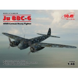 1:48 Германски многоцелеви изтребител Юнкерс 88Ц-6 (Ju 88С-6, WWII German Heavy Fighter)